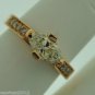 STYLISH 1.50 CT DIAMOND RING IN 14 KT ROSE GOLD