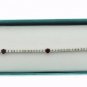 DESIGNER STYLE 3.00 CT DIAMOND AND SAPPHIRE BRACELET IN 14KT WHITE GOLD