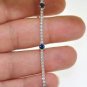 DESIGNER STYLE 3.00 CT DIAMOND AND SAPPHIRE BRACELET IN 14KT WHITE GOLD