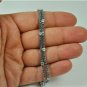 EXQUISITE 2 ROW 5.75 CT DIAMOND DESIGNER STYLE BRACELET, 14 KT GOLD