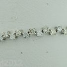 BEAUTIFUL 3.01CT DIAMONDS TENNIS BRACELET 18KT SOLID WHITE GOLD
