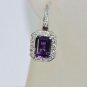 Vintge 18kt Gold 4.65 ct Diamond & Colored Stones Luxurious Earrings