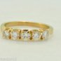 Vintage 14kt Gold 0.50 ct Diamond Band Ring