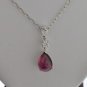 GORGEOUS 3.25 CT DIAMOND AND GEMSTONE PENDANT, IN 14 KT WHITE GOLD