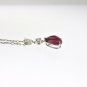 GORGEOUS 3.25 CT DIAMOND AND GEMSTONE PENDANT, IN 14 KT WHITE GOLD