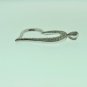 ESTATE 14 KT OPEN HEART PENDANT WITH 0.65 CT DIAMONDS