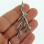 VINTAGE PLATINUM 1.20 CT DIAMOND AND SAPPHIRE BROOCH/PENDANT
