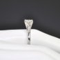 VINTAGE PLATINUM 0.90 CT DIAMOND SOLITAIRE RING