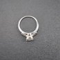 VINTAGE PLATINUM 0.90 CT DIAMOND SOLITAIRE RING