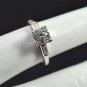 VINTAGE PLATINUM 0.90 CT DIAMOND SOLITAIRE RING