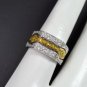 TRENDY 18K BAND WITH 0.85 CT DIAMONDS
