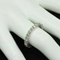 ESTATE 1.89CT DIAMOND ETERNITY BAND 14KT WHITE GOLD