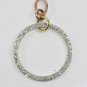 Estate 1.50 ct Diamond 14kt Gold Bezel Pendant