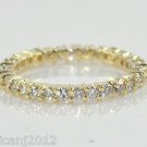 Estate 1.01 ct Diamond Eternity 14kt Gold Band Ring