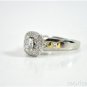 1.46 CT DIAMOND ESTATE RING IN PLATINUM AND 18 KT GOLD