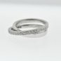 GORGEOUS 0.30CT DIAMOND LADIES RING 14KT SOLID WHITE GOLD