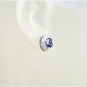 Stunning 1.75 ct Diamonds & Tanzanite 14k Gold Earring.