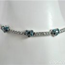 5.50 CT DIAMOND ITALIAN 18K BRACELET TECH LINE.
