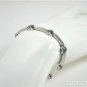 5.50 CT DIAMOND ITALIAN 18K BRACELET TECH LINE.