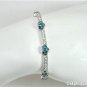 5.50 CT DIAMOND ITALIAN 18K BRACELET TECH LINE.