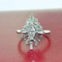 VINTAGE 0.95 CT DIAMOND BALERINA 14K GOLD RING