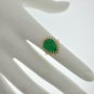 LAVISH ESTATE 3.75 CT EMERALD AND 0.45 CT DIAMOND RING IN 14 KT YELLOW GOLD