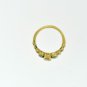 ESTATE 18KT BAND WITH 0.90 CT DIAMOND AND SAPPHIRE RING YELLOW GOLD