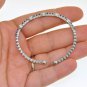 Exquisite 18k Gold Bangle with 2.70 ct Diamond and Sapphire