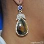 70CT DIAMONDS & GEMSTONES ESTATE EARRINGS IN 14KT GOLD