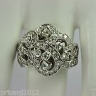 Retro 3.00 ct Diamond 14kt Gold Estate Cocktail Ring