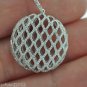 UNUSUAL 1.25CT DIAMONDS PENDANT 18KT SOLID WHITE GOLD