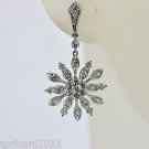 Retro 14 kt Gold & 0.50 ct Diamond Pair of Earrings