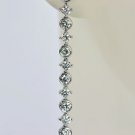 Retro 18kt Gold 1.50 ct Diamond Pair of Stiletto Earrings