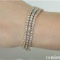 NEW 8.75 CT DIAMOND TRINITY BRACELET IN 14 KT GOLD