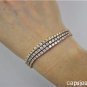 NEW 8.75 CT DIAMOND TRINITY BRACELET IN 14 KT GOLD