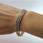 NEW 8.75 CT DIAMOND TRINITY BRACELET IN 14 KT GOLD