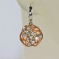 Pair of 14kt Gold & 0.60 ct Diamond Designer Style Earrings
