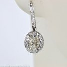 Vintage 18kt Gold and 2.20 ct Diamond Pair of Earring