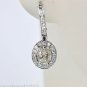 Vintage 18kt Gold and 2.20 ct Diamond Pair of Earring