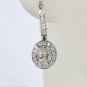Vintage 18kt Gold and 2.20 ct Diamond Pair of Earring