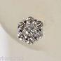 Estate 1.20 ct Diamond Cluster Earring in 14 kt Gold