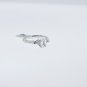 ESTATE 1.06 CT DIAMOND LUXURIOUS RING IN 18 KT WHITE GOLD.