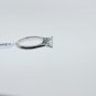 ESTATE 1.06 CT DIAMOND LUXURIOUS RING IN 18 KT WHITE GOLD.