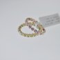 GORGEOUS 2.40CT DIAMOND & SAPPHIRE SET IN14KT 3 COLOR GOLD
