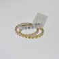 GORGEOUS 2.40CT DIAMOND & SAPPHIRE SET IN14KT 3 COLOR GOLD