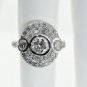EXQUISITE 2.40CTs DIAMOND LADIES RING 18KT SOLID WHITE GOLD 11.10 GRAMS