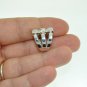 TRENDY LADY'S RING 0.40CTs DIAMOND 18KT SOLID WHITE GOLD 14.10 GRAMS