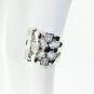 TRENDY LADY'S RING 0.40CTs DIAMOND 18KT SOLID WHITE GOLD 14.10 GRAMS