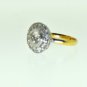 ESTATE 1.60 CT DIAMOND RING IN 14 KT WITE GOLD