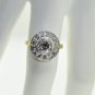 ESTATE 1.60 CT DIAMOND RING IN 14 KT WITE GOLD
